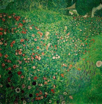 Paesaggio di giardino italiano da Gustav Klimt